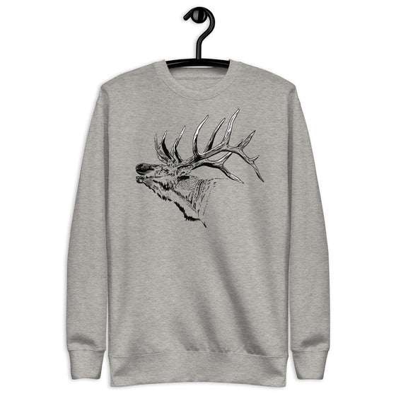 SALE 20% Off + FREE Shipping, Elk Sweatshirt, Unisex Size Medium