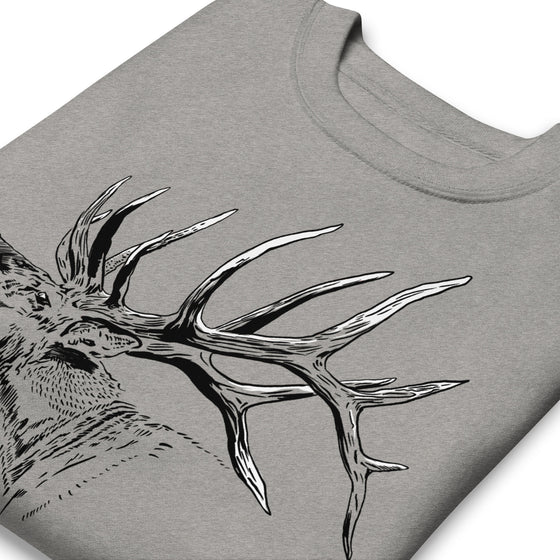 SALE 20% Off + FREE Shipping, Elk Sweatshirt, Unisex Size Medium