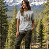 Women's High Country Elk T-Shirt, Ash