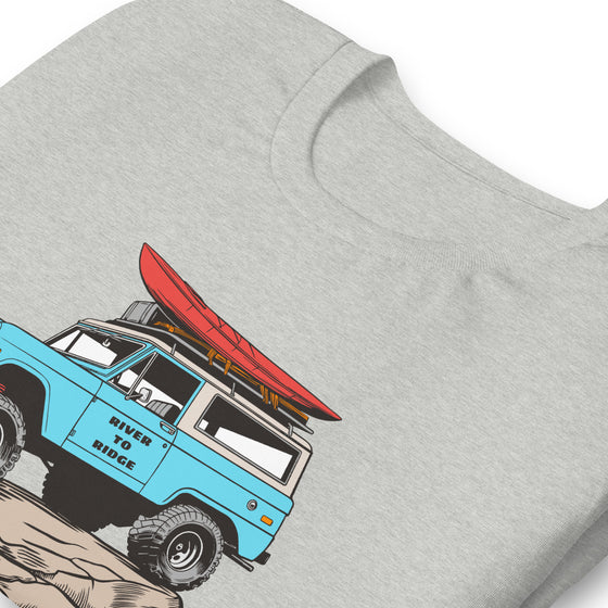 Offroad Classic Men's T Shirt, Army, Asphalt or Grey