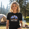 Women's River to Ridge Moose Logo T, Navy or Black
