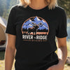 Women's River to Ridge Moose Logo T, Navy or Black