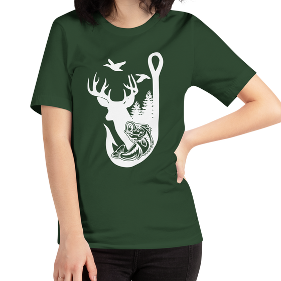 Hooked on the Outdoors Women's T