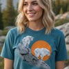 Mountain Goat Women's T-Shirt, Heather Teal