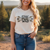Women's Stay Wild Archery Logo T Shirt