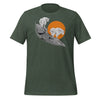 On the Edge, Men's Mountain Goat T-Shirt, Forest or Teal