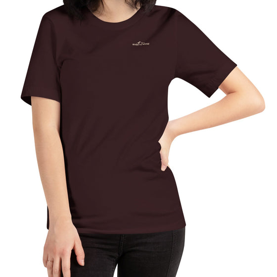 Women's Stay Wild Archery Back Print T, Ox Blood, Army or Brown