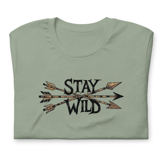 Women's Stay Wild Archery Logo T Shirt
