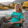 Relax Riverside: Women's Turquoise T-Shirt
