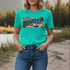 Relax Riverside: Women's Turquoise T-Shirt
