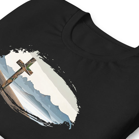 Men's Christian Outdoorsman Camo Cross T