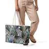 Oversized Turkey Feather Pattern Weekender Tote Bag
