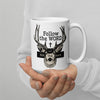 Christian Deer Coffee Mug, Follow the Word, Not the Herd: Large 15 & 20 oz