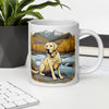 Yellow Lab, Adventure Buddy, Large Coffee Mugs 15 & 20oz