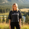 Women’s River to Ridge Vintage Wash Cropped T 100% Cotton