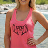 River to Ridge Antler Logo Women’s Racerback Tank