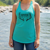 River to Ridge Antler Logo Women’s Racerback Tank