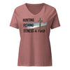 Product mockup from River to Ridge Brand Hunting Fishing Fitness and Faith T shirt