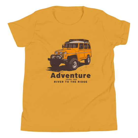 Youth Adventure Offroad T, Unisex, Dust or Mustard